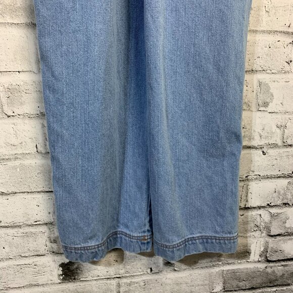 Vintage 90s Nevada Oversized Baggy Fit Carpenter Cargo Denim Overalls - Picture 8 of 9